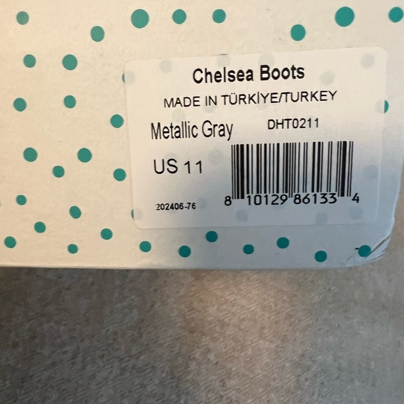 Ten Little NEW Metallic Chelsea boot 11 toddler - Picture 2 of 2